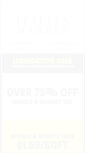 Mobile Screenshot of italianmarble-granite.com